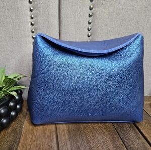 Portland Leather Goods Snappy Flappy Pouch Comet Blue
